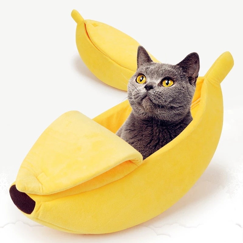 Funny Banana Cat Bed House Kennel In USA | Eno Pet