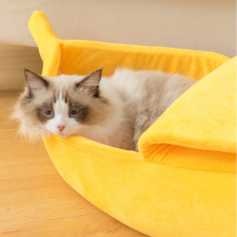 Funny Banana Cat Bed House Kennel In USA | Eno Pet