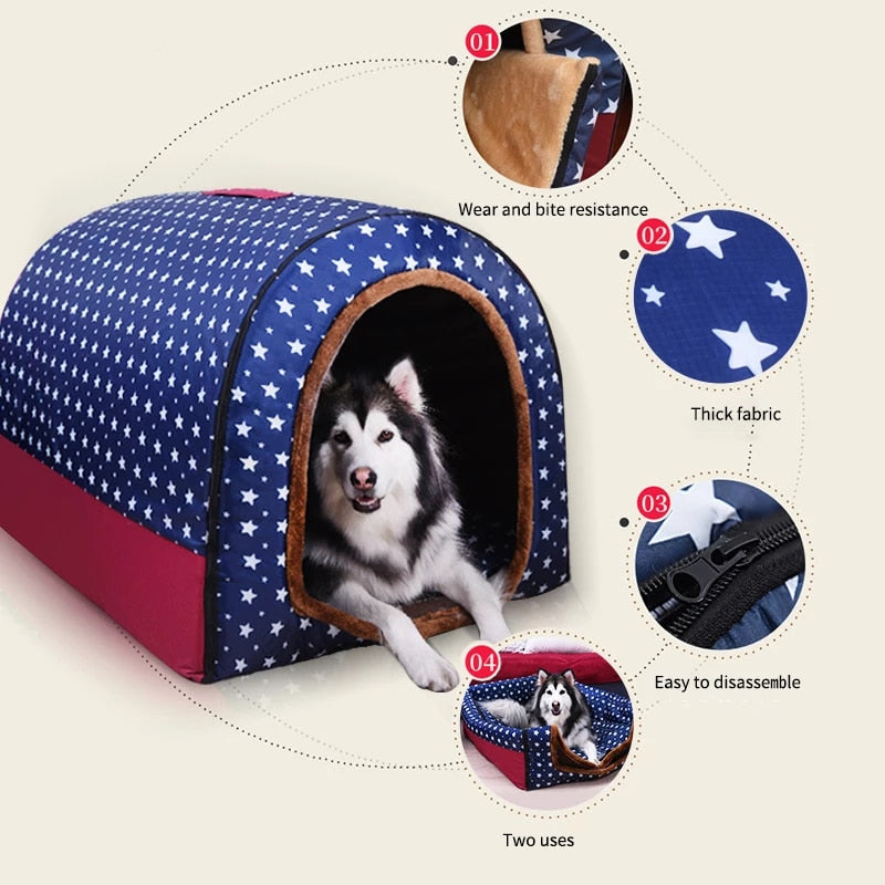 Soft Foldable Warm Pet Kennel House  In USA | Eno Pet