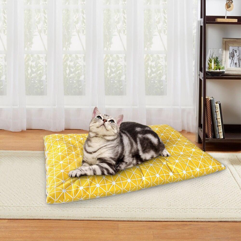 Soft Warm Pet Mattress Plaid Mat In USA | Eno Pet